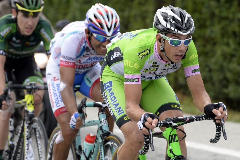 Momentka z Giro d'Italia.