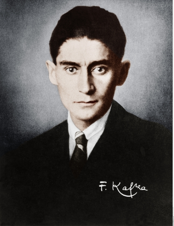 Slavný spisovatel židovského původu Franz Kafka.