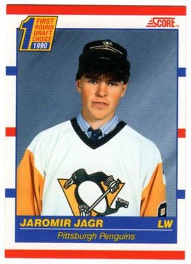 Jaromír Jágr v roce 1990.