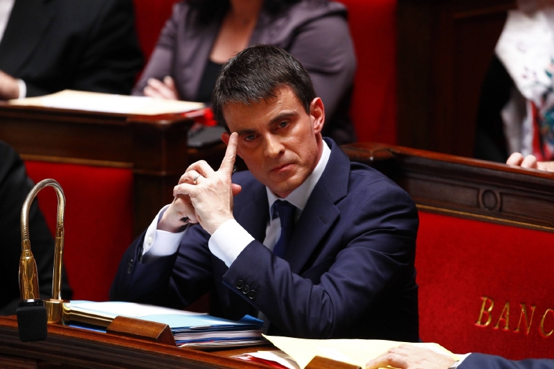 Francouzský premiér Manuel Valls. Francouzský premiér Manuel Valls.