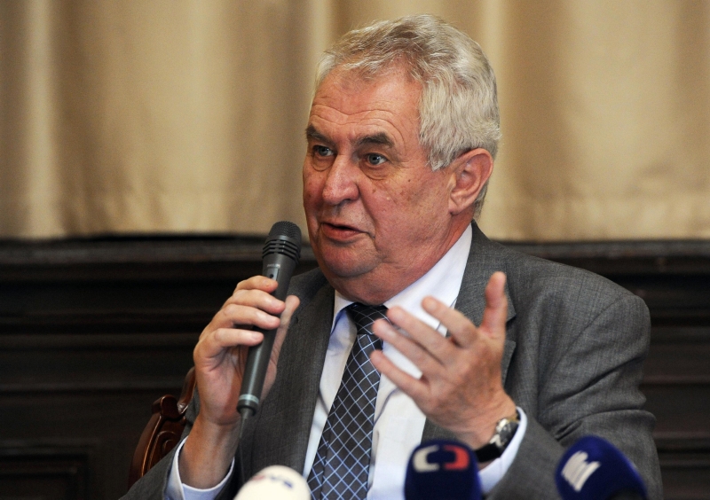Prezident Miloš Zeman. Prezident Miloš Zeman.