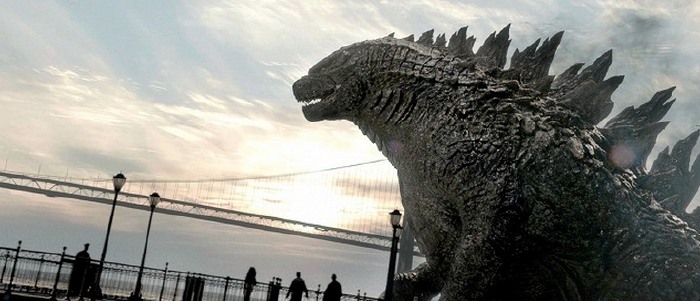 Filmová Godzilla z roku 2014.