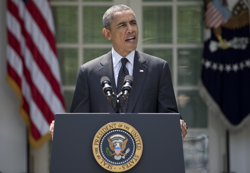Barack Obama rozhodnutí oznámil během krátkého prohlášení na zahradě Bílého domu.