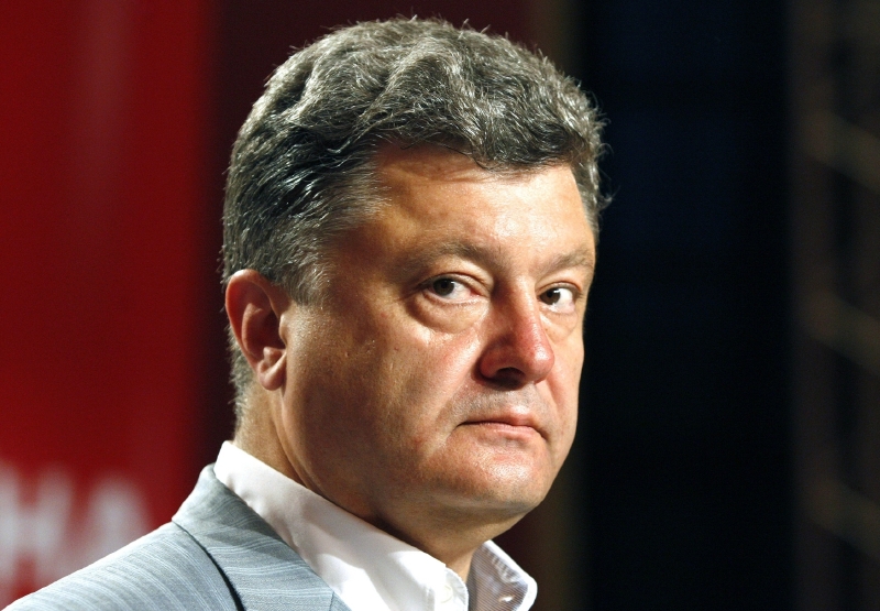 Ukrajinský prezident a oligarcha Porošenko.
