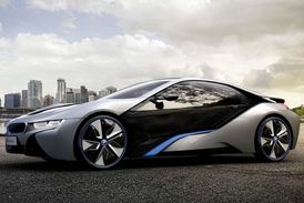 Velký sportovní model i8 na elektrický pohon.