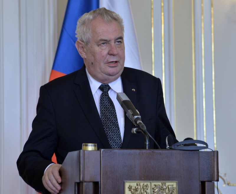 Prezident Miloš Zeman. Prezident Miloš Zeman.