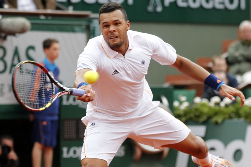 Jo-Wilfried Tsonga, hlavní naděje Francouzů.