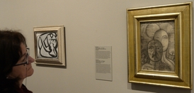 Jan Zrzavý "Láska pozemská a nebeská" z roku 1913.