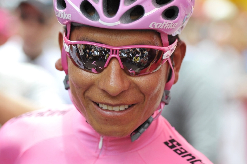 Cyklista Nairo Quintana.