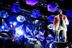 Největší hvězdou v očích diváků, byli první den Arcade Fire.