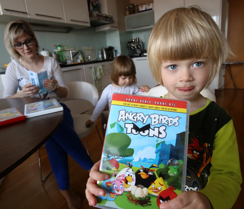 Děti si Angry Birds oblíbily.