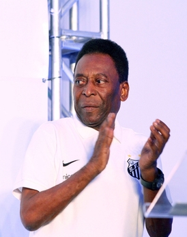 Brazilská legenda Pelé.