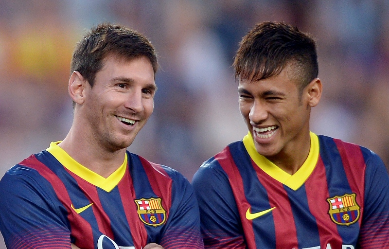 Lionel Messi (vlevo) a Neymar by se rádi potkali ve finále mistrovství světa v Brazílii.