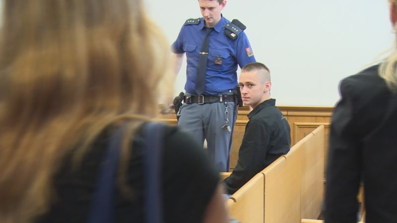 Martin Čurda u soudu.