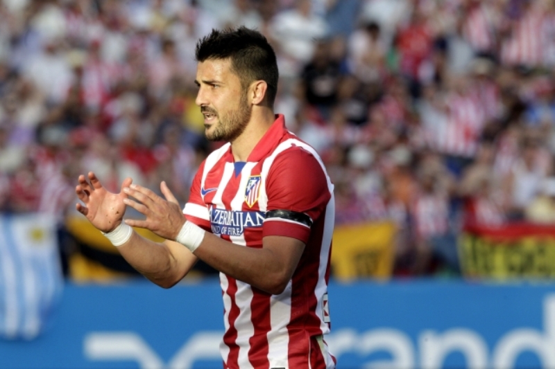 Španělský útočník David Villa je na odchodu z Atlética Madrid.
