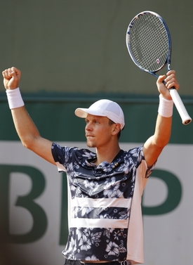 Česká tenisová jednička Tomáš Berdych.