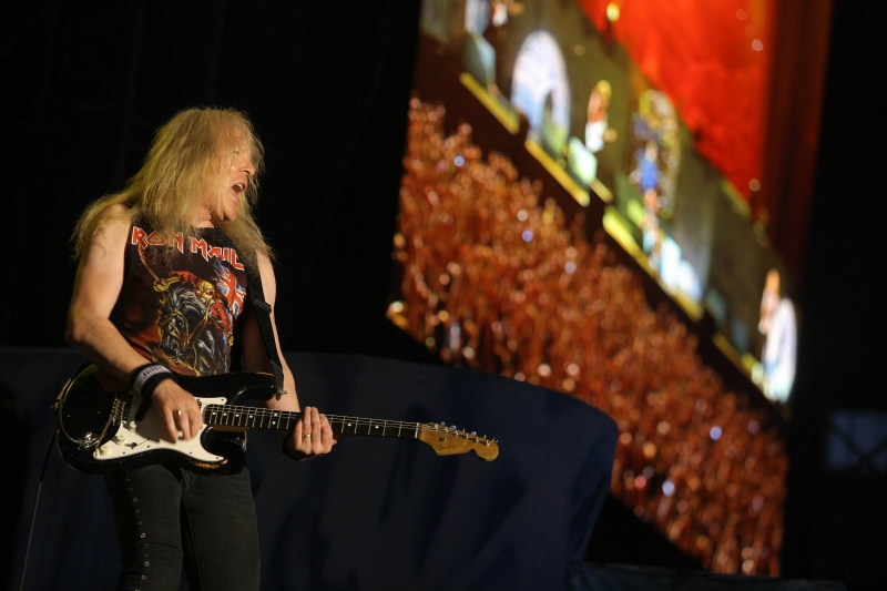 Poslední koncert Iron Maiden se uskutečnil vloni v pražské Synot Tip Aréně.