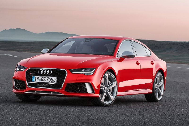 Audi A7 Sportback s naostřenými rysy.