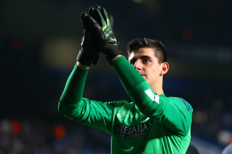 Gólman Thibaut Courtois.