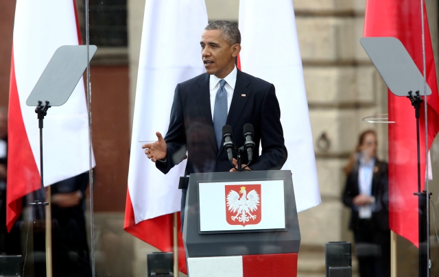 Obama navštívil Polsko u příležitosti výročí prvních částečně svobodných voleb v zemi v roce 1989.