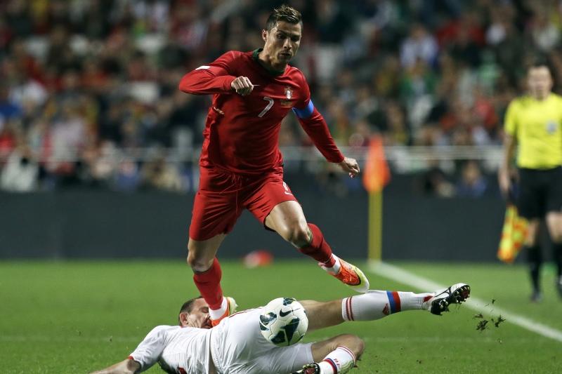 Fenomenální Cristiano Ronaldo. 