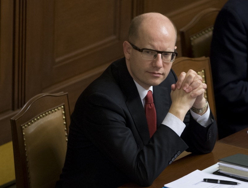 Premiér Bohuslav Sobotka. Premiér Bohuslav Sobotka.