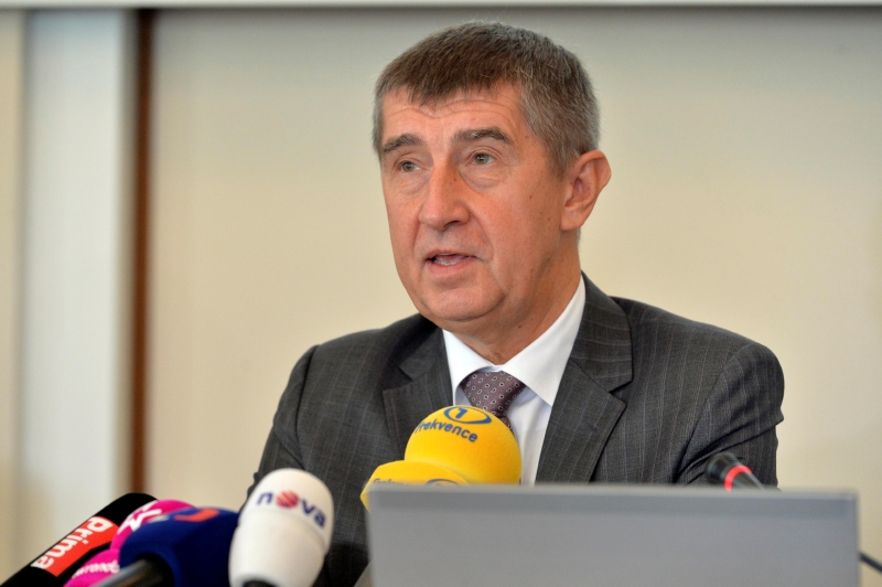 Ministr financí Andrej Babiš (ANO).