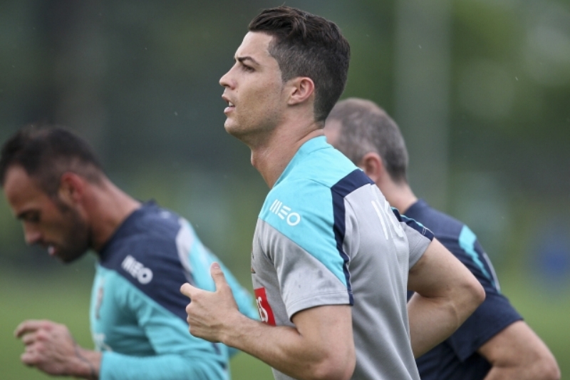 Portugalská hvězda Cristiano Ronaldo.