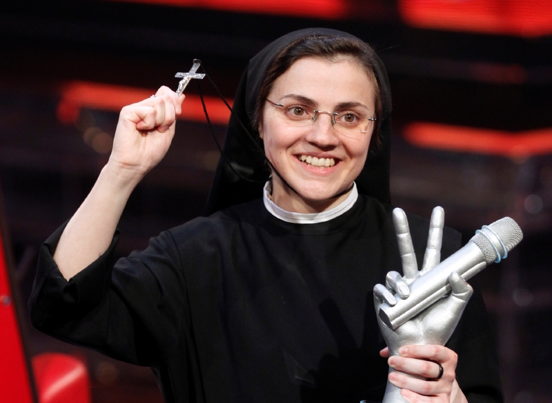 Mladá sicilská jeptiška Cristina Scucciaová.
