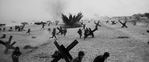 Omaha Beach - vylodění.