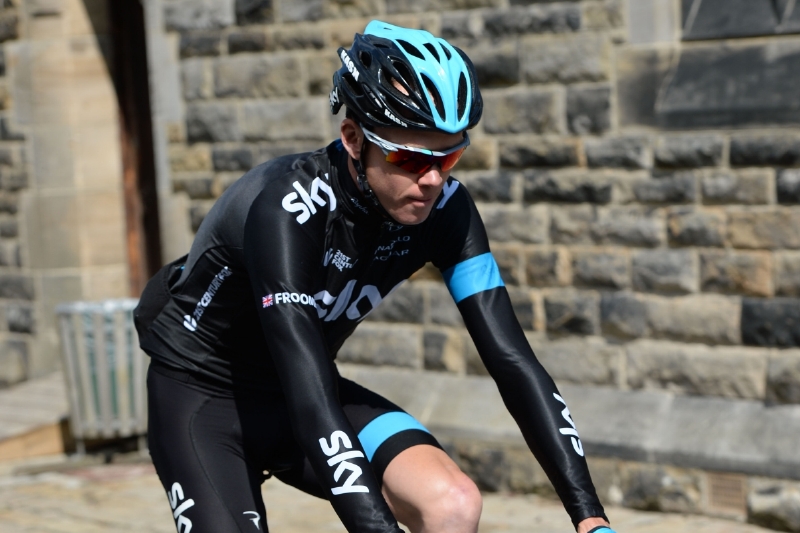 Cyklista Chris Froome.