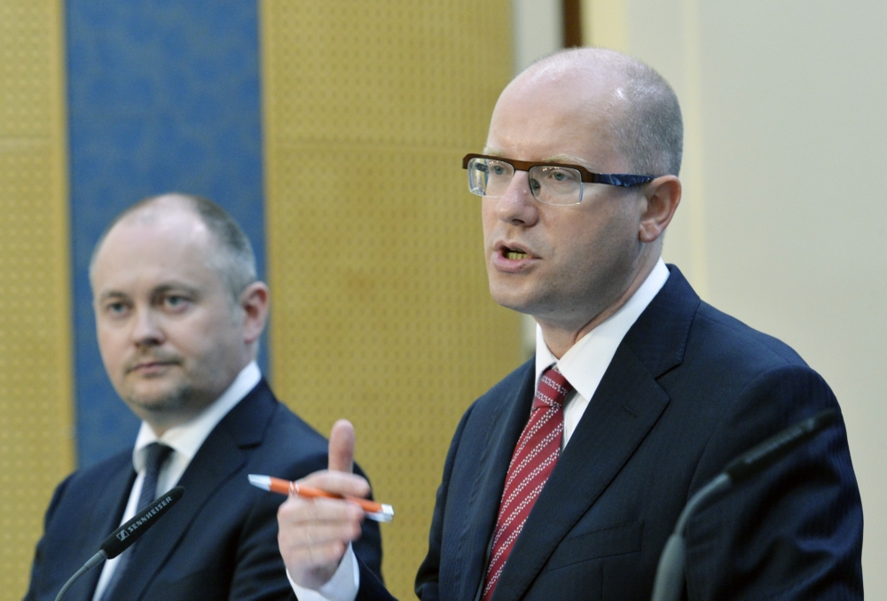 Předseda vlády Bohuslav Sobotka.