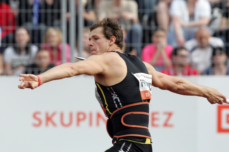 Oštěpař Petr Frydrych.
