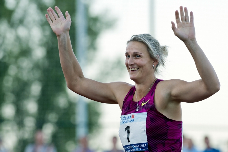 Oštěpařka Barbora Špotáková.