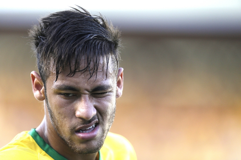 Brazilská hvězda Neymar. 