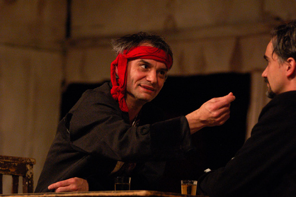Herec Ivan Trojan v inscenaci Bratři Karamazovi. Herec Ivan Trojan v inscenaci Bratři Karamazovi.