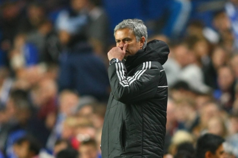 Trenér fotbalistů Chelsea José Mourinho.
