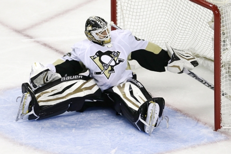 Tomáš Vokoun v dresu Pittsburghu.