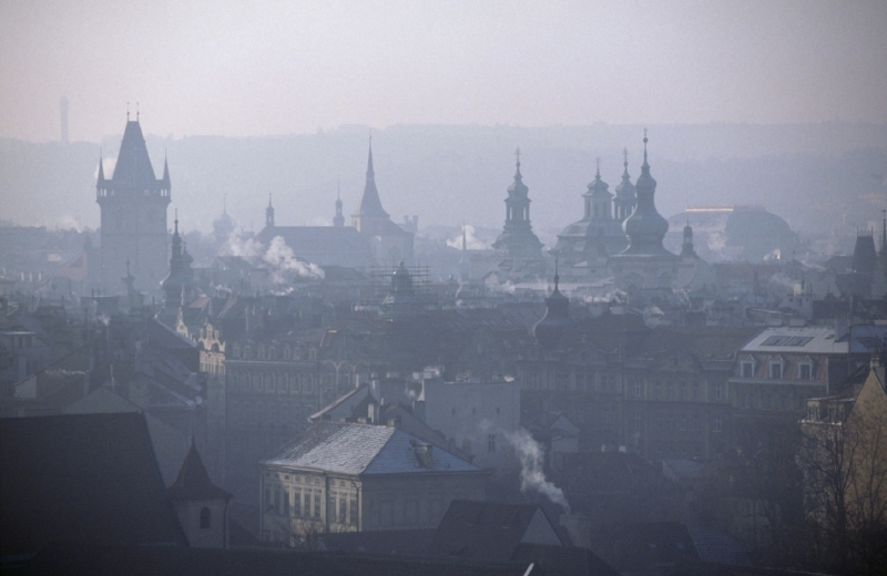 Smog nad Prahou.