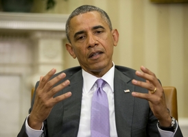 Barack Obama pohrozil povstalcům zapojením amerických vzdušných sil.