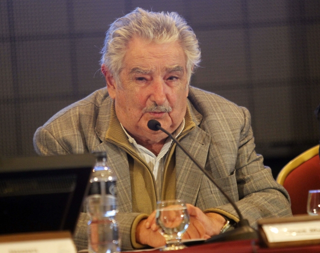 Mujica na zasedání Mercosur v Montevideu.