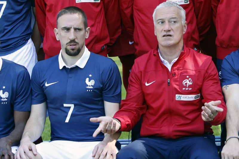 Francouzský fotbalista Franck Ribéry. 