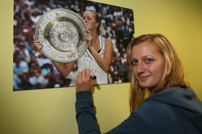 Tenistka Petra Kvitová vzpomíná na Wimbledon. 