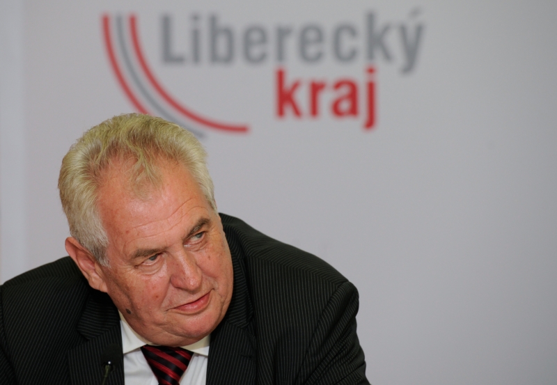 Prezident Miloš Zeman.