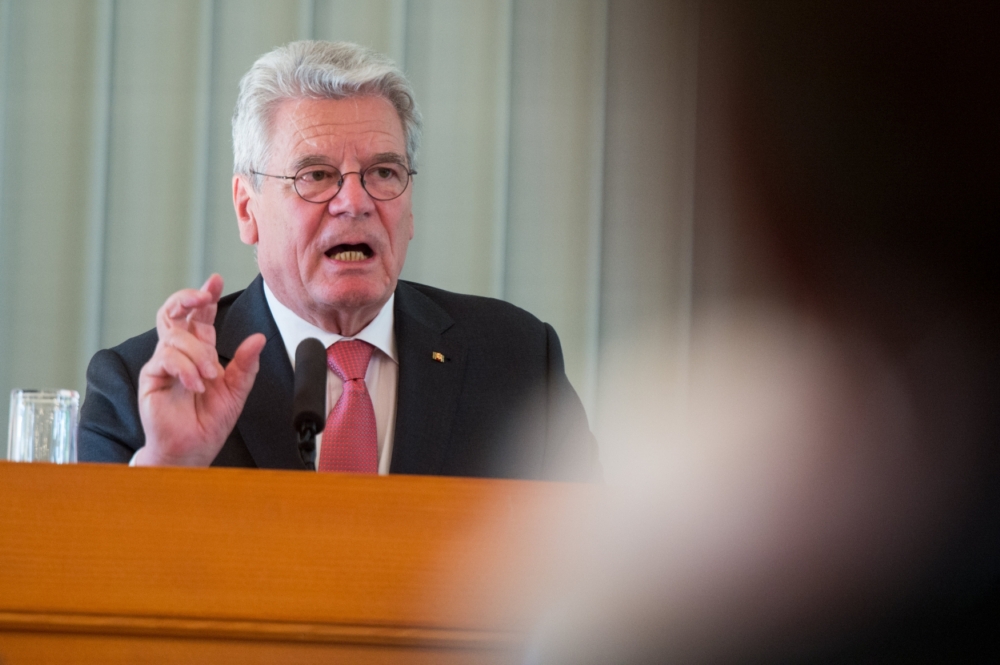 Německý prezident Joachim Gauck.