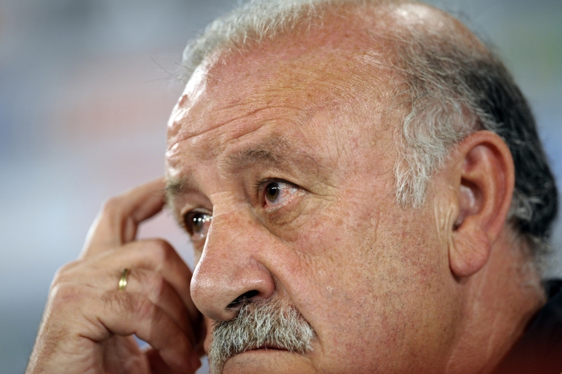 Trenér Vincent Del Bosque.