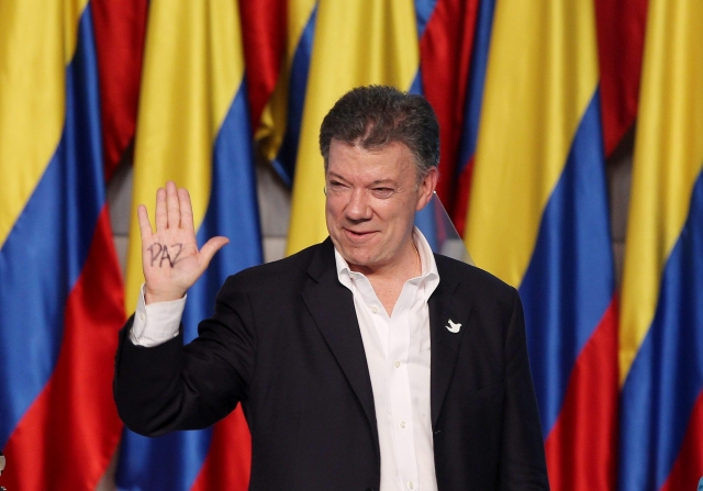 Současný kolumbijský prezident Juan Manuel Santos povede zemi i v dalším funkčním období.