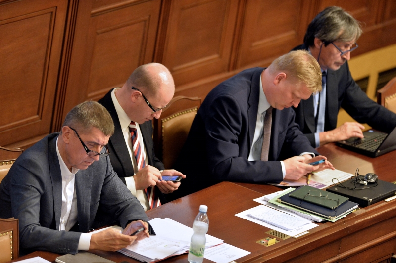 Andrej Babiš (vlevo) a Bohuslav Sobotka.