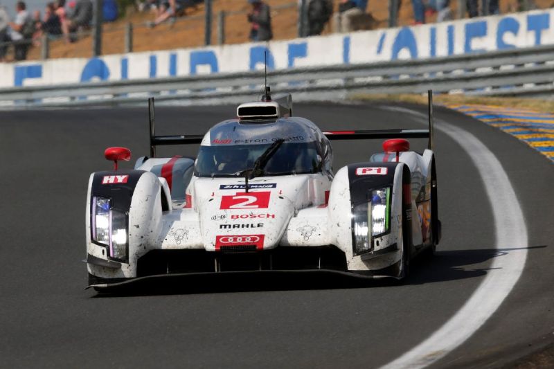 Značka Audi na okruhu v Le Mans opět zvítězila.