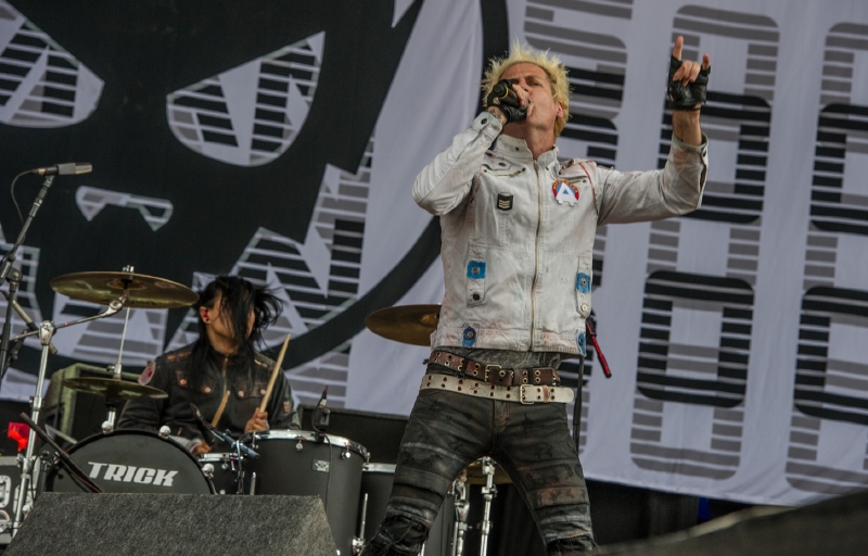 Kapela Powerman 5000 na festivalu letos v červnu.